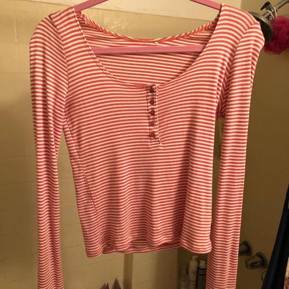 Forever 21 orange long sleeve